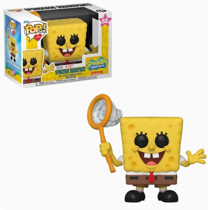 Anime Bob Esponja Modelo Funko Pop Calça Quadrada Boneco de Ação Tentáculos Figura de Vinil Decoração de Mesa Enfeite Brinquedo Edição Limitada Presente