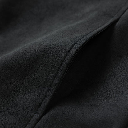 Leather Jacket Men Suede Coats Pocket Windbreaker Oversized 6XL 7XL 8XL Plus Size Street Moto Autumn Brand Waterproof Softshell