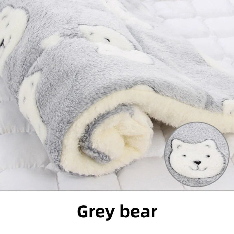 Cama Para Animais De Estimação Tapete De Dormir Para Cães Gatos Filhotes Sofá Almofada Colchão Bonito Para Cães Pequenos Grandes Cobertor Lavável Para O Inverno