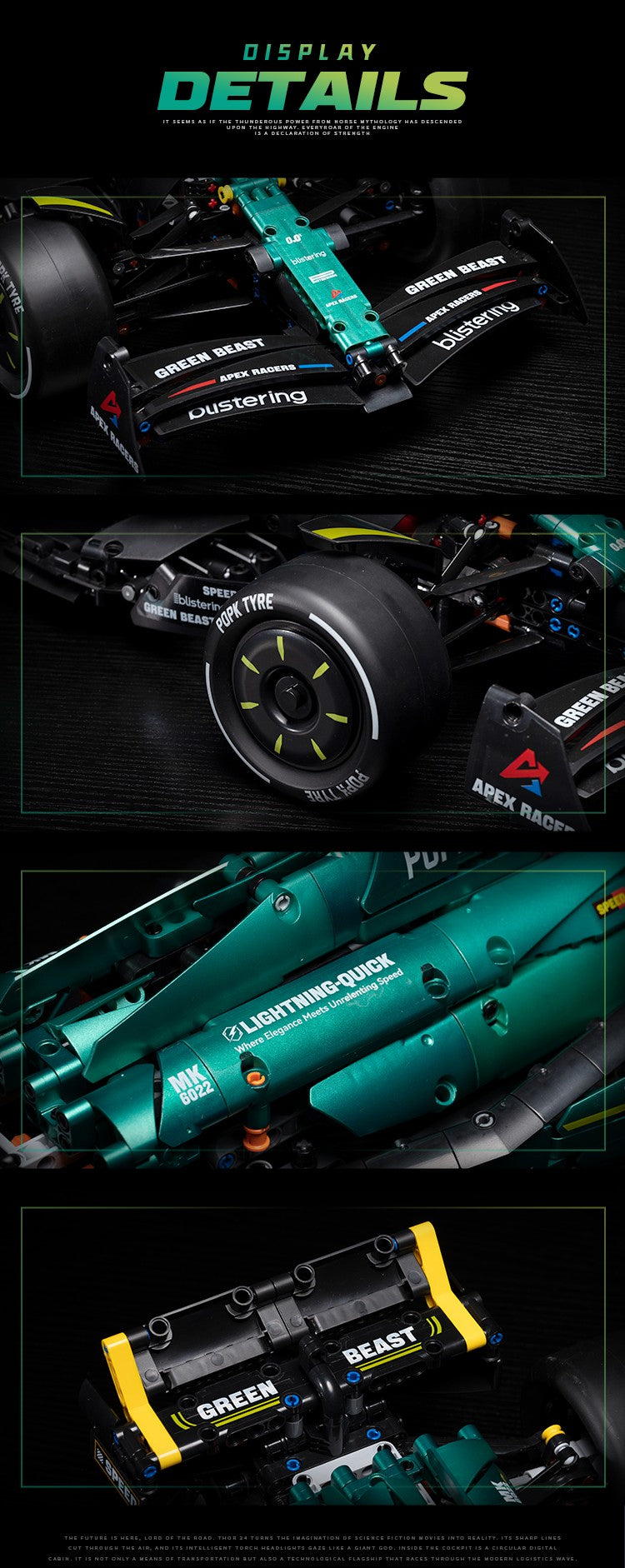 NEW Technical Classic Performance 1912Pcs Aston Martin Sports Car Building Blocks MOC DIY Assembly Model Set Boys Toy Decor Gift