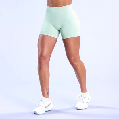 DF2025 Women's Impact Yoga Pants High Elasticity Matte 3/4 Length Pants For Running Gym Training Sportswear