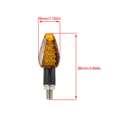 2pcs/4pcs Motorcycle LED Turn Signals Flashing  DRL for Scooter Moped ADV Dirt Bike ATV Universal Accessories Modification