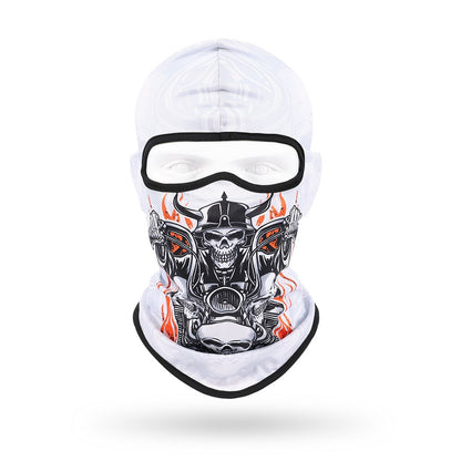 Quick-Dry Skull Face Mask - Breathable Sun Protection for Cycling & Outdoor Sports