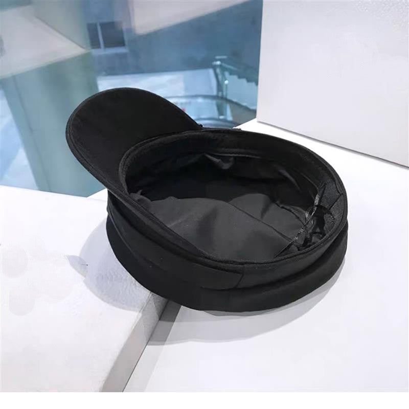 Chapéu Feminino Fashion com Fivela de Metal, Boné Octogonal de Algodão, Boina de Estrela Elegante para Inverno, Boina Estilo Cinto, Chapéu Plano Streetwear