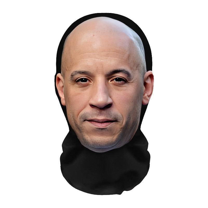 3D Printed Celebrity Realistic Face Mask Stretch Mesh Full Face Mask Men Role Play Headdress Hip Hop Balaclava Cosplay Mask