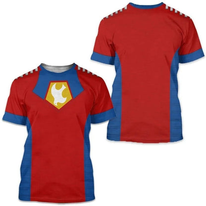 Peacemaker Superhero Costume T-Shirt | 3D Unisex Halloween Cosplay Tee The 2025 New 3d Tshirt Quickly Drying Comfortable