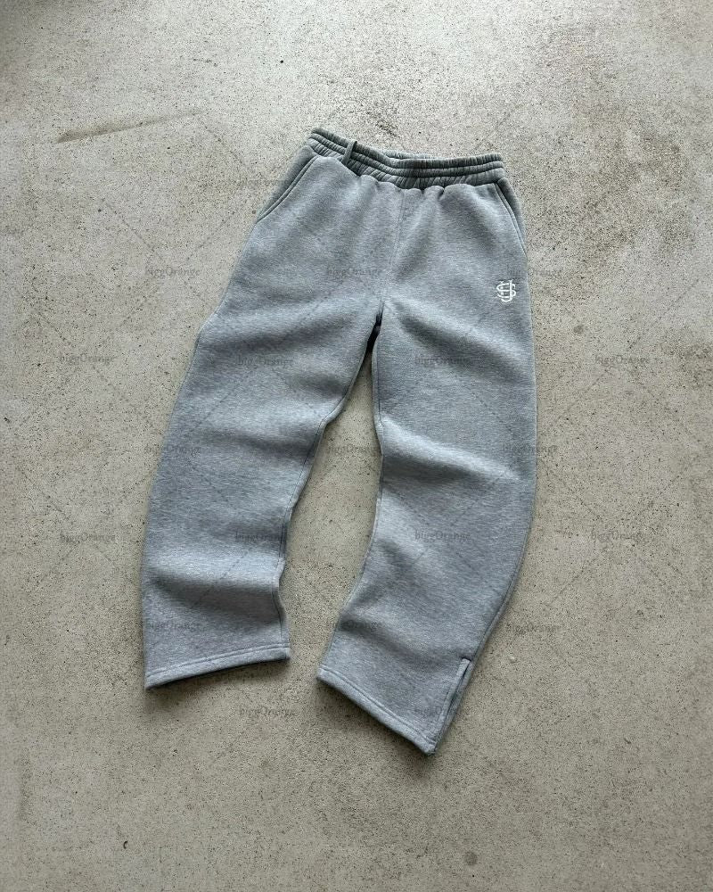 Retro High Street Harajuku Casual Loose Straight Wide-leg Pants Men Y2K American Hip-hop Trendy Brand Oversized Sweatpants Women
