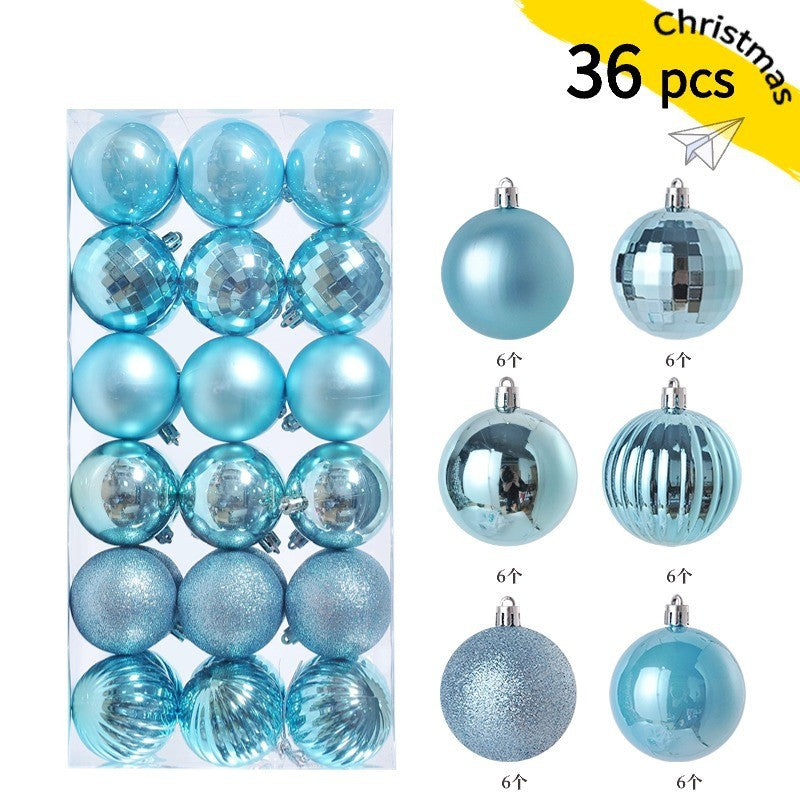 24pcs 3cm Christmas Balls Christmas Tree Ornaments Ball Xmas Hanging Tree Pendants Home Party Christmas Tree Decor New Year Gift