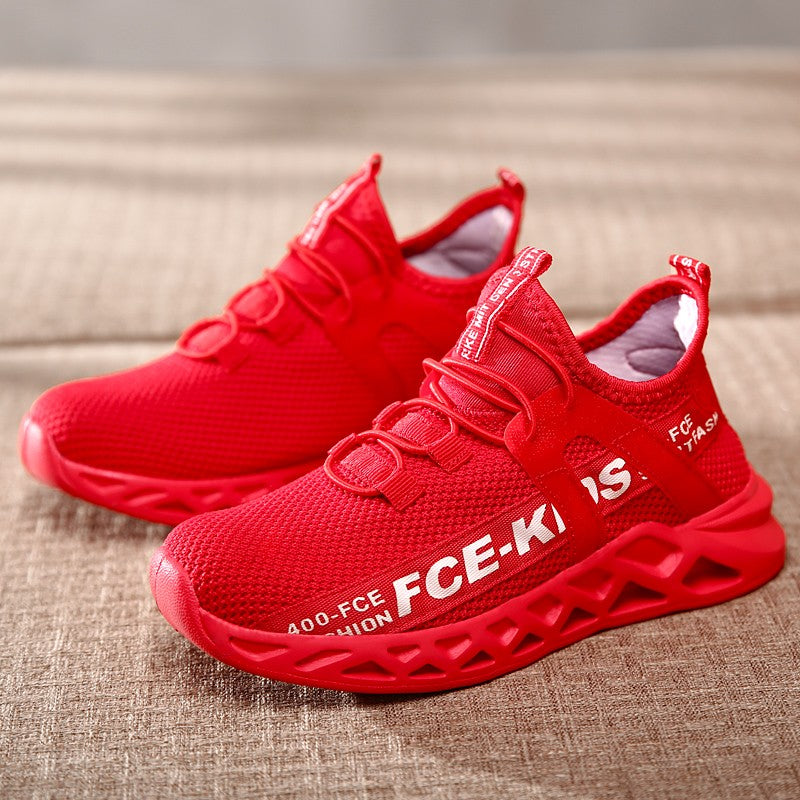 Children's School Student Running Sneakers Breathable Lightweight Soft Non-slip Leisure Comfortable Walking Shoes Boys Girls