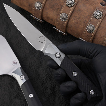 New MICRO TECH kitchen knife, outdoor camping tool knife, fixed blade, fruit knife, straight knife, Christmas gift