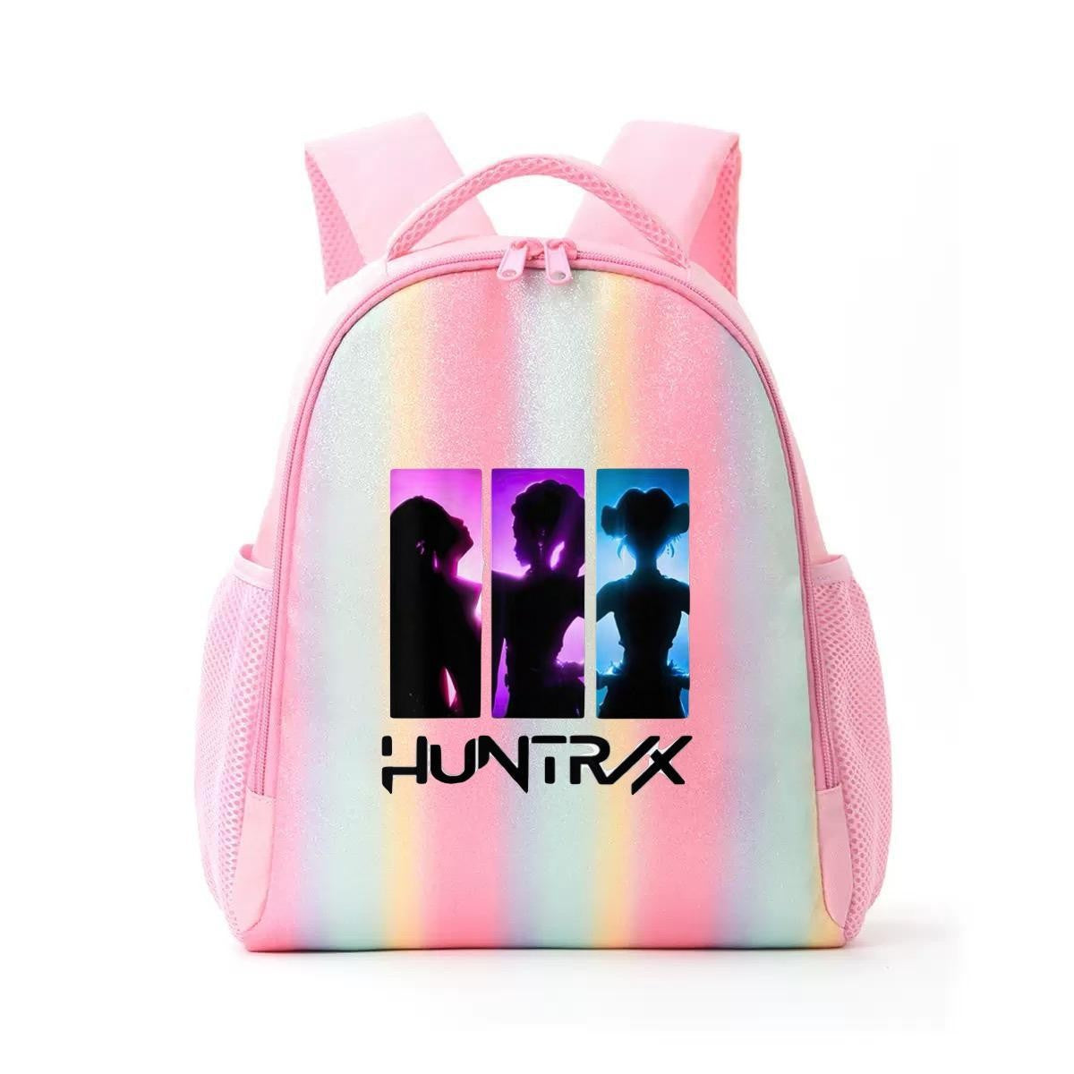 Mochila de Caçadores de Demônios KPop Estampa de Desenho Animado Anime Bolsas de Ombro para Estudantes Organizador de Papelaria Grande Capacidade Presentes de Volta às Aulas