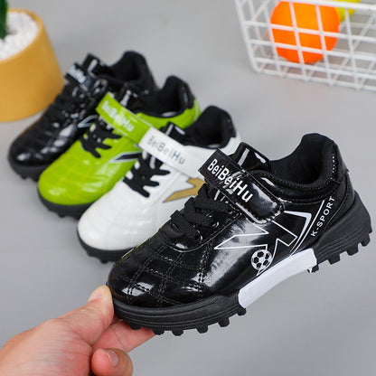 Soccer Cleats for Kids 2024 New Children Football Cleats Fashion Firm Ground Soccer Shoes