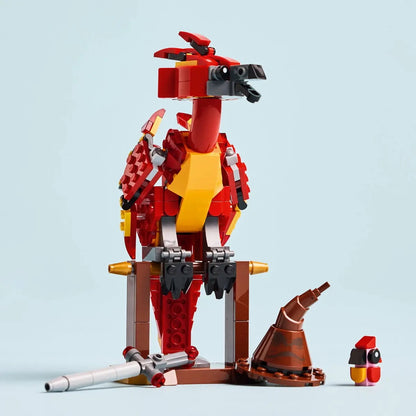 LEGO Harry Potter 76448 Fawkes, a Fênix de Dumbledore, Brinquedo de Blocos de Construção para Crianças