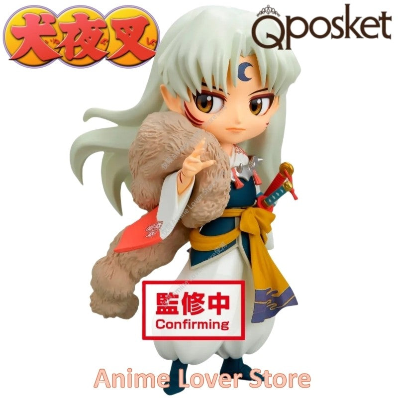 Em estoque Bandai Banpresto Original Q Posket Inuyasha Sesshoumaru Higurashi Kagome Miroku shippou Anime Figure Brinquedos presente