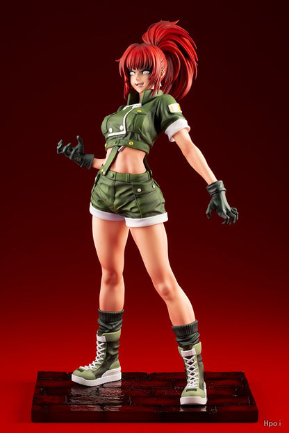 ?Pre Sale?Kotobukiya SNK Bishoujo The King of Fighters '97 Leona Heidern 1/7 Awakened Version Model Anime Toys
