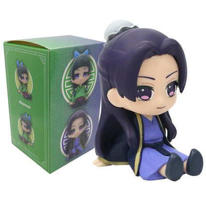 The Apothecary Diaries Maomao Jinshi Mini Figura Anime Periféricos Kawaii Brinquedos Sentados Enfeites de Carro de Mesa Modelo Presentes de Natal