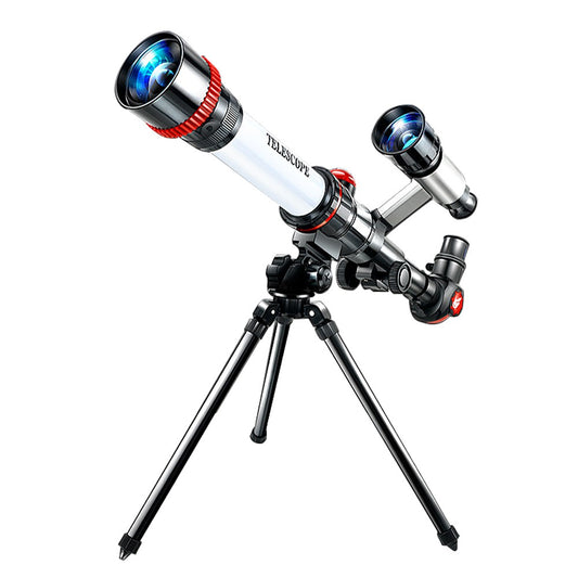 Outdoor Telescope High Clear Astronomical Refracting Telescope Science Teaching Toy with 20X 30X 40X Magnification Eyepieces