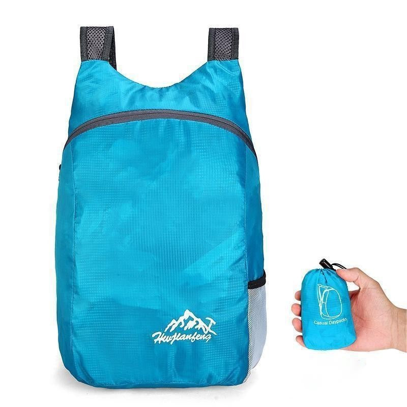 Bolsa esportiva leve para exterior mochila impermeável resistente ao desgaste mochila de viagem mochila dobrável pequena mochila de armazenamento