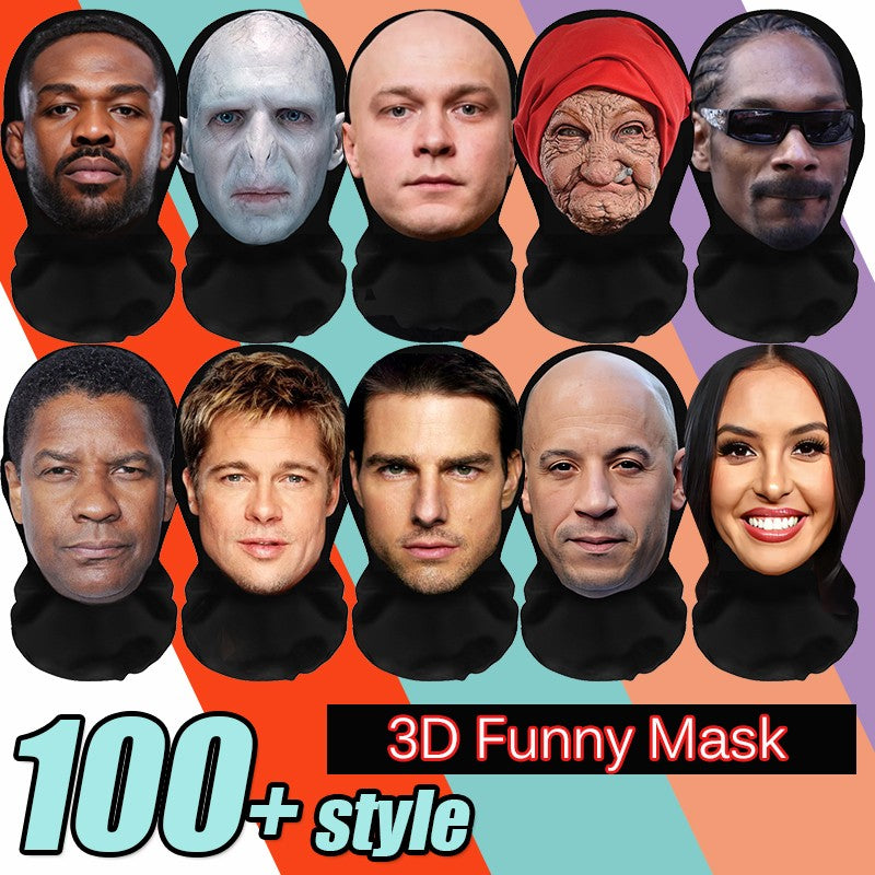 NEW Funny Face Mask Internet Celebrity Face Mask for Role Play Masquerade Costumes Dress Up Guest Gifts Balaclava