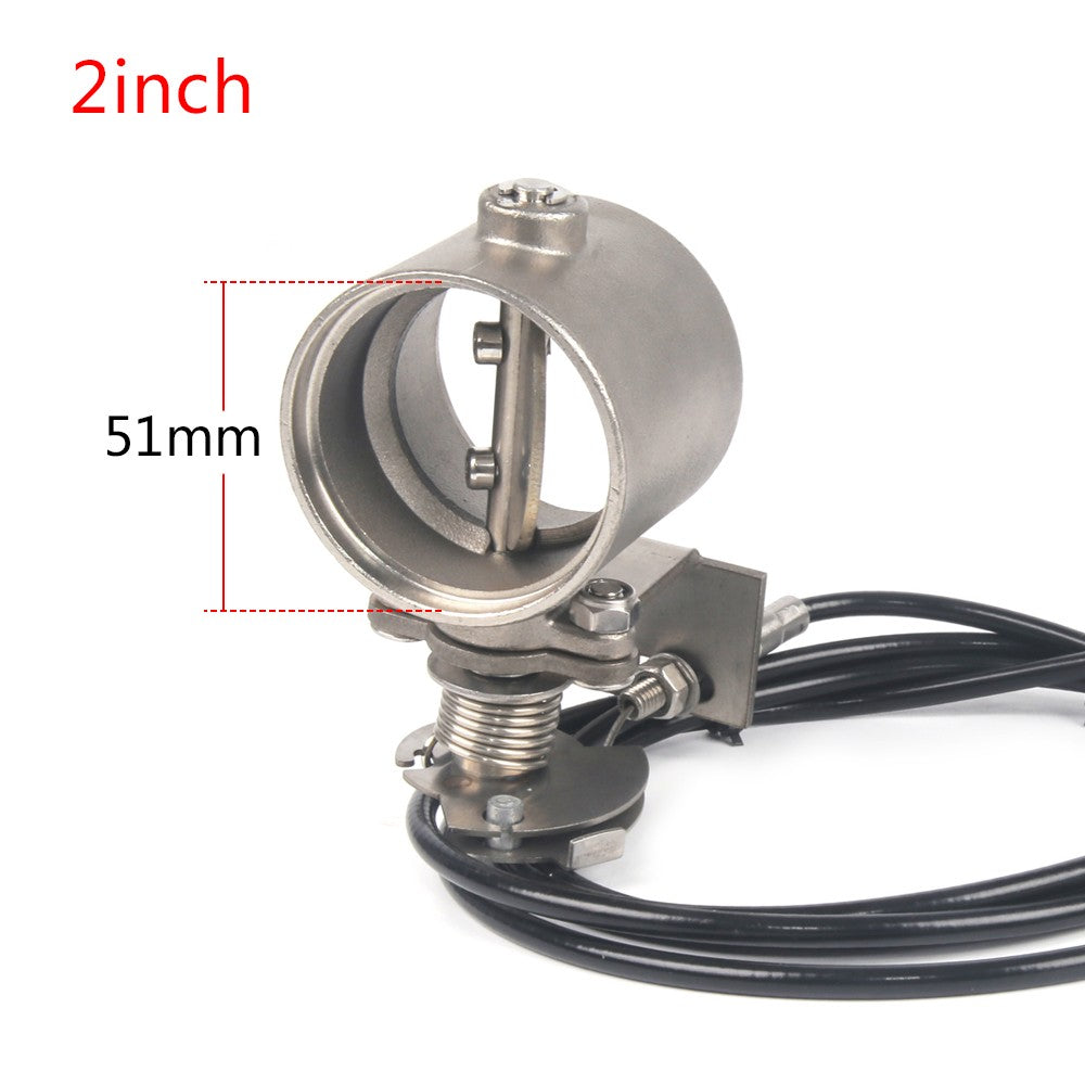 Manual Operation Motorbike Exhaust Control Valve2" 51mm/2.36" 60mm Exhaust Control Valve - Can Be Welded / Waterproof Design