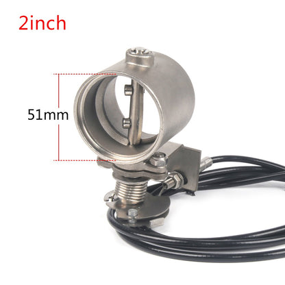 Manual Operation Motorbike Exhaust Control Valve2" 51mm/2.36" 60mm Exhaust Control Valve - Can Be Welded / Waterproof Design