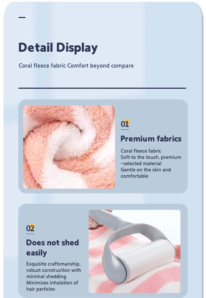 2pcs Thickened Towel Bath Towel Setstrong Absorbentfast Dryingnon-Lintingdurableideal For Family Usebeach Essentials