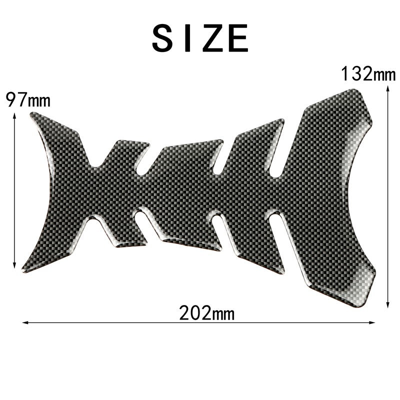 Universal Motorcycle Sticker Oil Fuel Tank Pad Carbon Fiber Protector Stickers for Harley Yamaha Suzuki Kawasaki Honda BMW