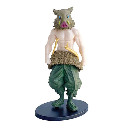 Boneco de Ação do Anime Demon Slayer - Kamado Tanjirou com Agatsuma Zenitsu e Nezuko PVC Modelo Brinquedos Kimetsu No Yaiba Guerreiros
