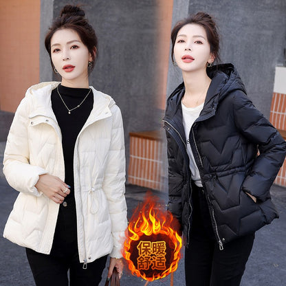 Down For Women, Lightweight Short, 2024 Winter New Collection, Waist Cinching And Warm, Duck Down Slim Fit, Korean Version