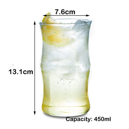 Copo Alto Criativo de Vidro Cristal Sem Chumbo Copo Collins para Bar para Água, Suco, Cerveja e Coquetel