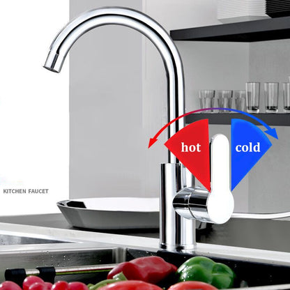 Torneira de Cozinha Lavadora de Vegetais Lava-louças Torneira de Piscina Ant respingos Torneira Doméstica Quente e Fria Universal