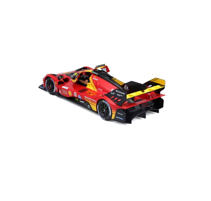 Burago 1:24 499p 83 Ferrari 12cilindri Liga de Metal Modelo de Carro em Miniatura por Fundição Coleção Simulação Ornamento Brinquedos Personalizados Presente