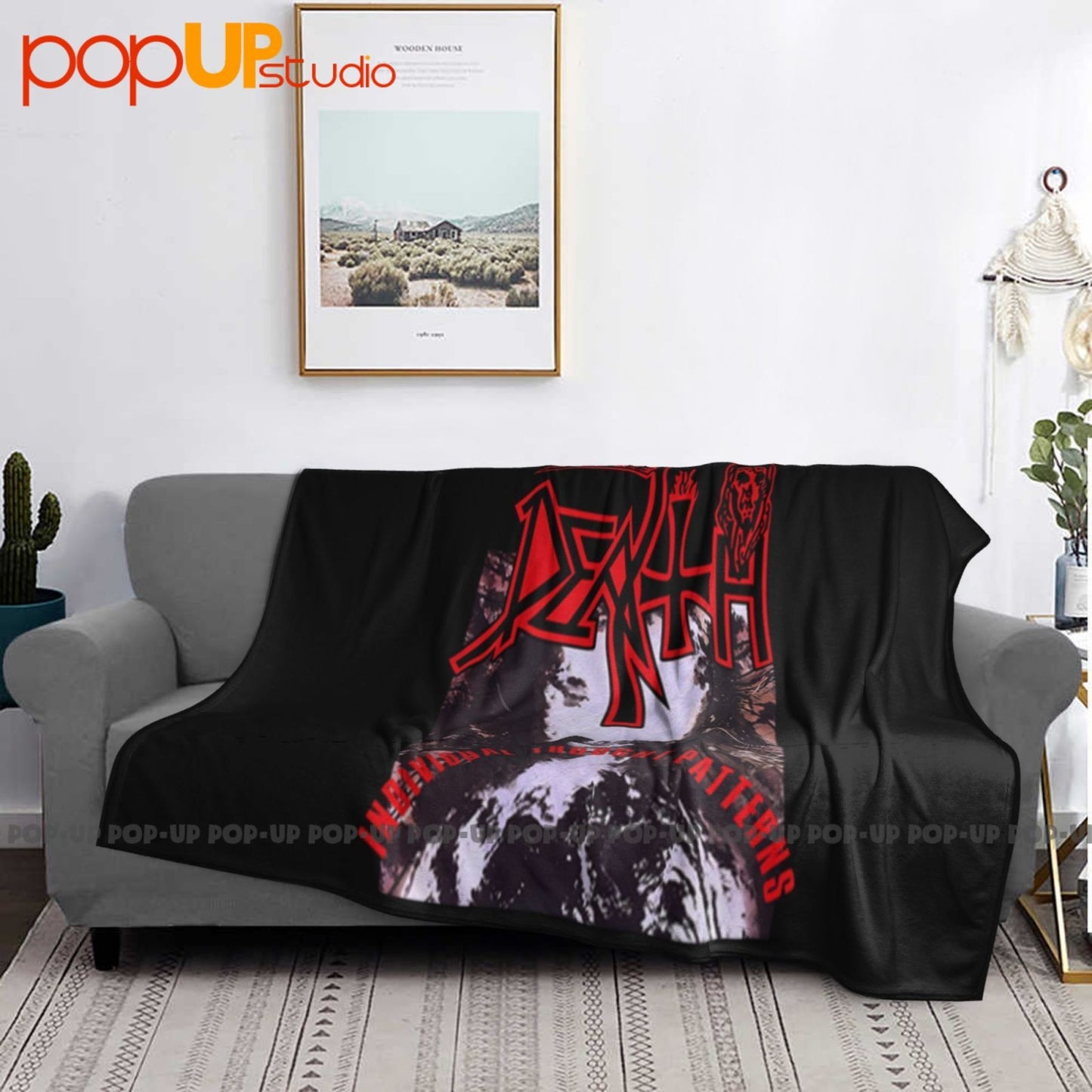 Death 'Individual Thought Patterns' Cobertor Ultra Macio Colcha Inverno Capa de Sofá Capas de Cama
