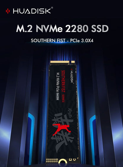 HUADISK SSD NVMe M2 1TB 512GB PCI-e 3.0X4 Disco Rígido Interno 2280 SSD 256GB 128GB Unidade de Estado Sólido para Desktop PC Laptop