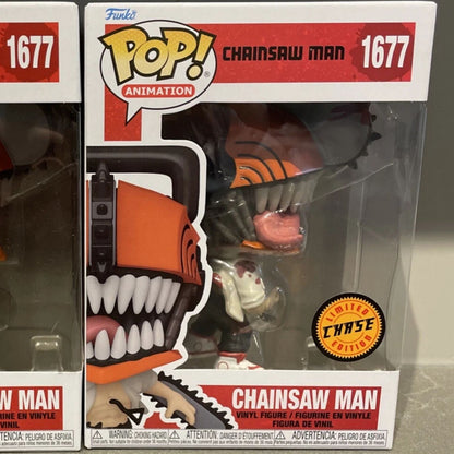 Chainsaw Man 1667 Bonecos Funko Pop (Variantes Chase) Figura de Vinil Colecionável Edição Limitada Decoração de Mesa Modelo de Brinquedo de Presente