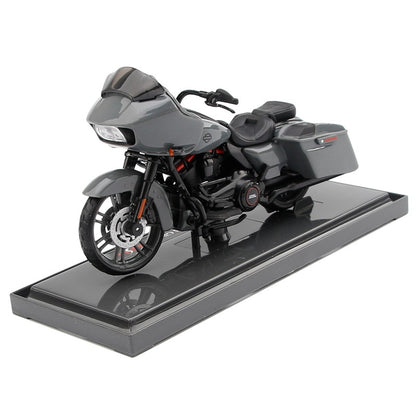 Maisto 1/18 Harley Davidson 2018 CVO Road Glide Modelo de Motocicleta Coleção de Veículos de Brinquedo Amortecedor Off Road Carro de Brinquedo