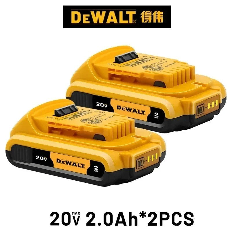 Bateria recarregável de íons de lítio DHL Ship DEWALT 20V 6.0Ah para ferramentas elétricas, substituição de bateria max DCB184 DCB200 DCB182 DCB180 DCB181