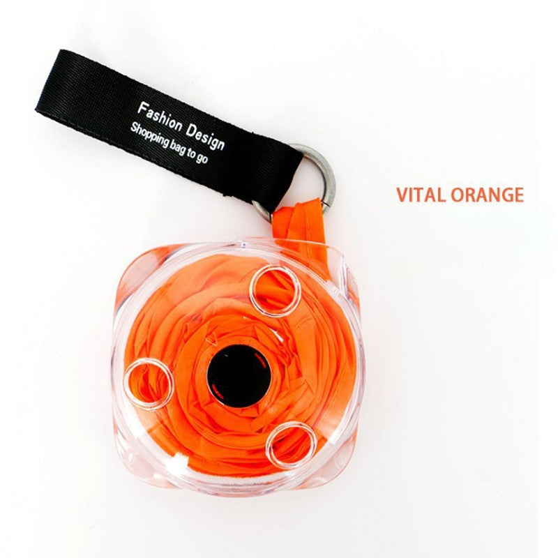 Multifunctional Shopping Storage Bag, Eco, Reusable, Super Small, Portable, Folding, Telescopic Disc, Supermarket