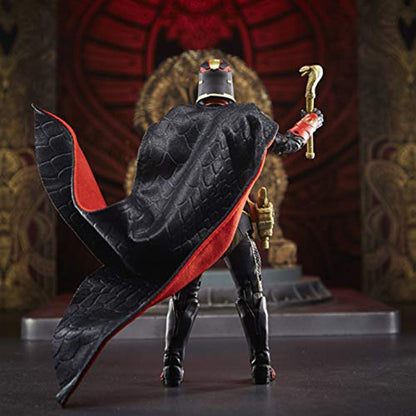 Boneco Articulado G.I. Joe Classified Series Snake Supreme Cobra Commander de 15 cm com Vários Acessórios Colecionáveis