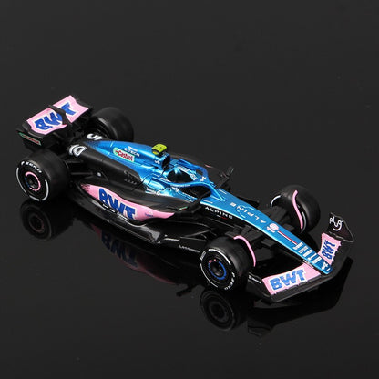 Bburago 1:43 Alpine F1 Team A524 2024 Liga Carro Miniatura Diecast Modelo #10 Pierre Gasly #31 Esteban Ocon Brinquedo Colecionável