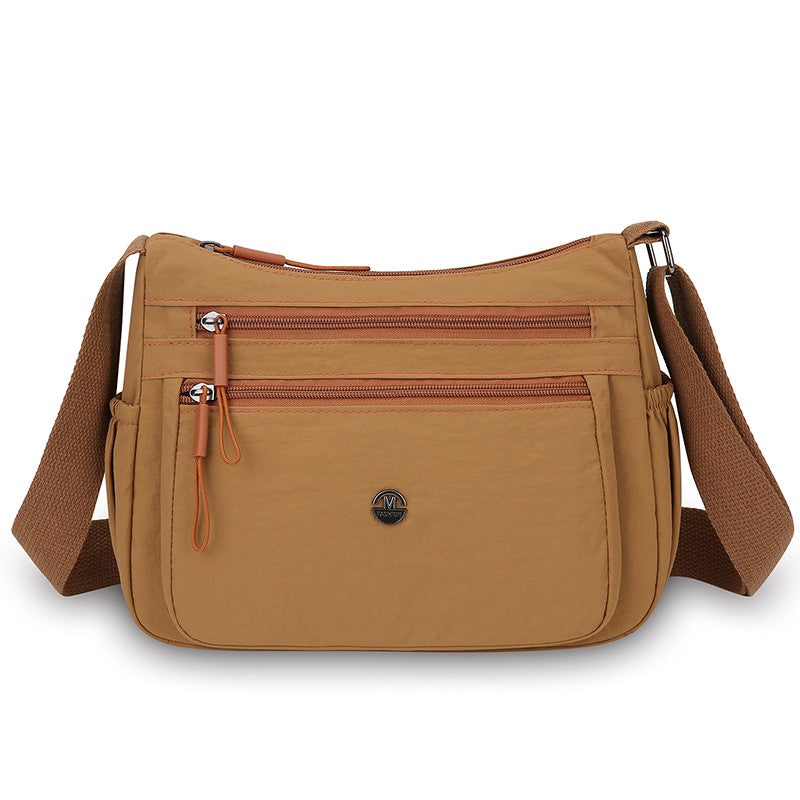 2025 Women's Crossbody Bag Lightweight Waterproof Nylon Shoulder Bag Multi-pocket Fashion Handbag for Women Casual Purse