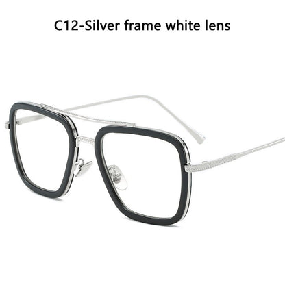 High Quality Iron Man Tony Stark Fishing Sunglasses Square Outdoor Sport Fishing Glasses Men Spider Eyewear Sports Sun Glasses