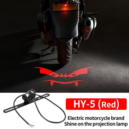 Luzes de Projeção Traseira de LED para Motocicleta Olho de Diabo Luzes de Chão para Veículos Elétricos Luzes Ambiente de LED Luz de Aviso de Alto Brilho
