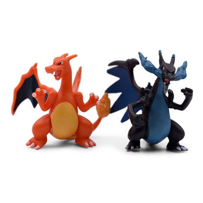 Pokemon Figure Toys Mega Charizard X Y Lugia Dialga Palkia Zekrom PVC Figurine Aggron Treecko Chespin Greninja Model Dolls Gifts