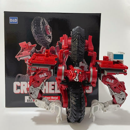 DD02 Anime Transformation Toys AOYI 8 EM 1 Boneco Articulado Maneiro Modelo Scrapper G1 KO SS60 Devastator Engenharia Carro Robô Menino