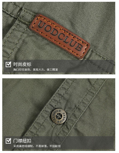 2025 Summer Men Oversized Shirts Casual Loose Breathable Fashion Cotton Shirts Male Work Cargo Shirts Blouses Men Clothing 5XL