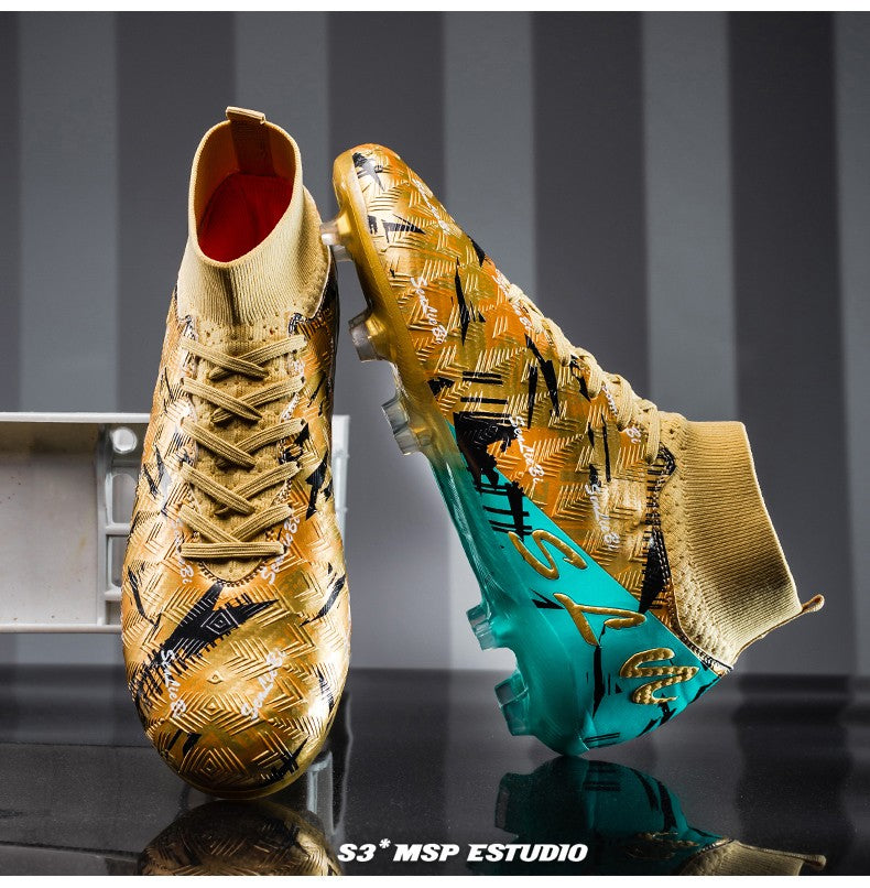 Men's Soccer Shoes Cleats Non-Slip FG Football Boots Men High-quality Match Training Sneakers Futsal Indoor Soccer Boots Boys