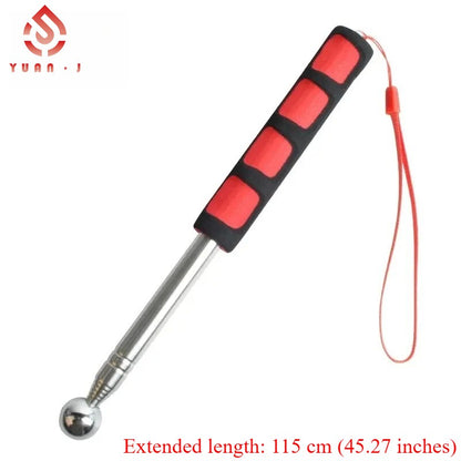YUANJ 115CM Martelo de Tambor Oco Ferramenta de Inspeção de Casa Martelo de Tambor Oco Martelo Telescópico de Aço Inoxidável Detecção de Azulejo
