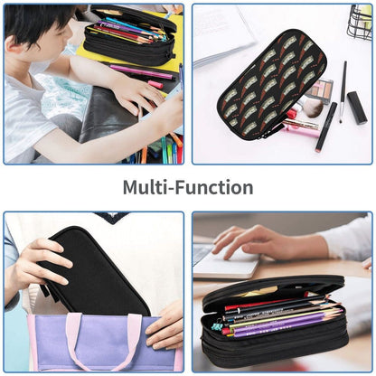 Desenho Animado Harries Filme P-Potters Magic World Estojo de Lápis Caneta Suporte Bolsas Estudante Material Escolar Necessaire Estojo de Lápis