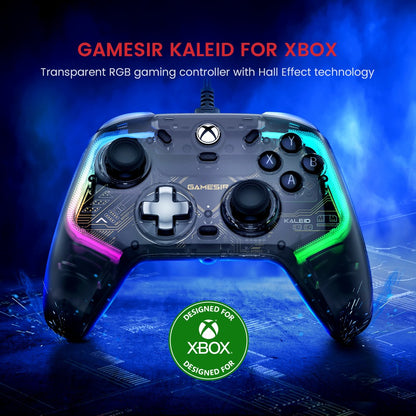 GameSir Kaleid Xbox Gaming Controller Wired Gamepad for Xbox Series X, Xbox Series S, Xbox One, with Hall Effect Joystick